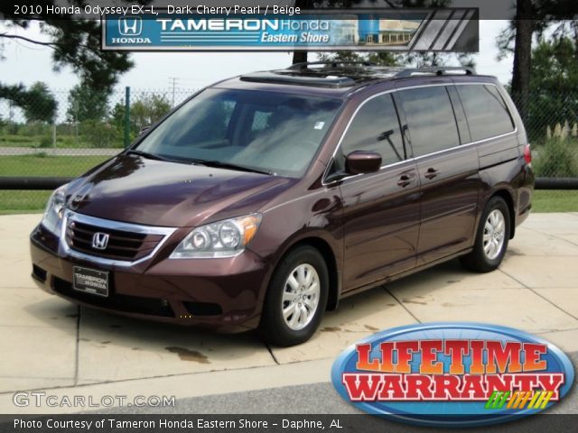 2010 Honda Odyssey EX-L in Dark Cherry Pearl
