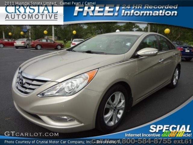 2011 Hyundai Sonata Limited in Camel Pearl