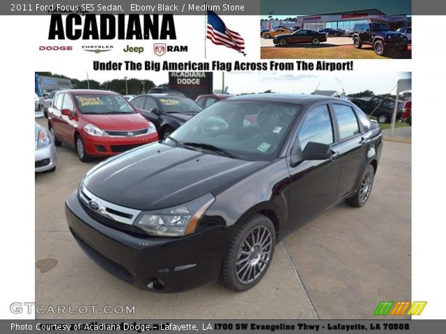 2011 Ford Focus SES Sedan in Ebony Black