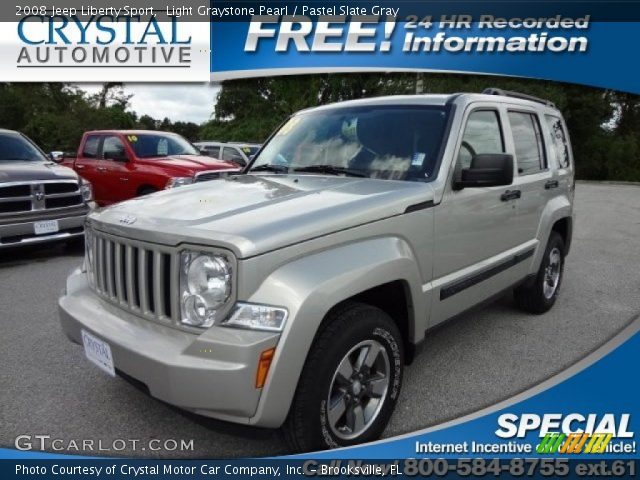 2008 Jeep Liberty Sport in Light Graystone Pearl