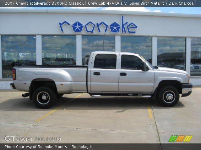 2007 Chevrolet Silverado 3500HD Classic LT Crew Cab 4x4 Dually in Silver Birch Metallic