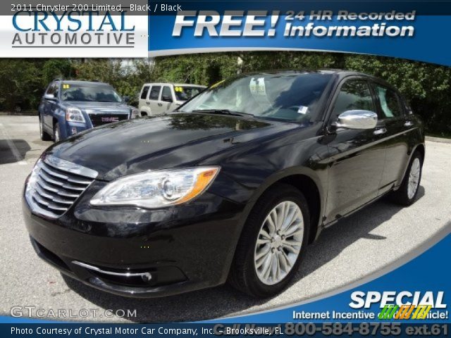 2011 Chrysler 200 Limited in Black