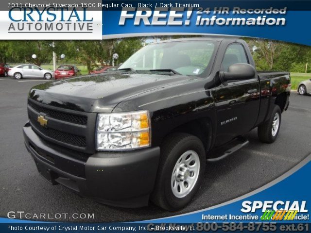 2011 Chevrolet Silverado 1500 Regular Cab in Black