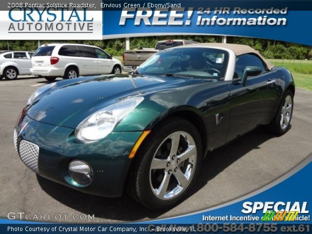 2008 Pontiac Solstice Roadster in Envious Green