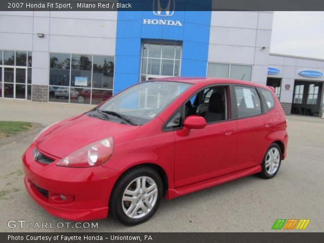 2007 Honda Fit Sport in Milano Red