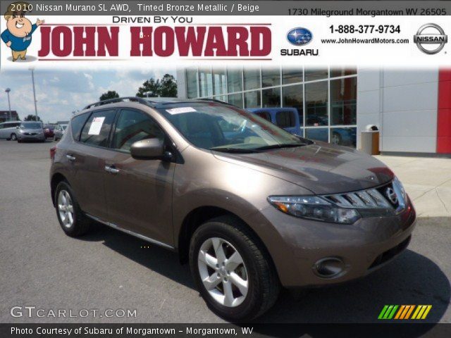 2010 Nissan Murano SL AWD in Tinted Bronze Metallic