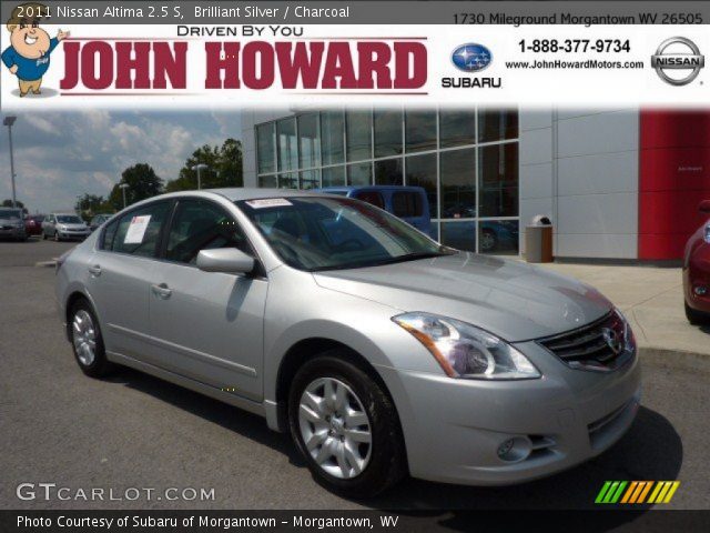 2011 Nissan Altima 2.5 S in Brilliant Silver