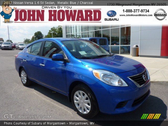 2012 Nissan Versa 1.6 SV Sedan in Metallic Blue