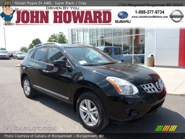 2012 Nissan Rogue SV AWD in Super Black