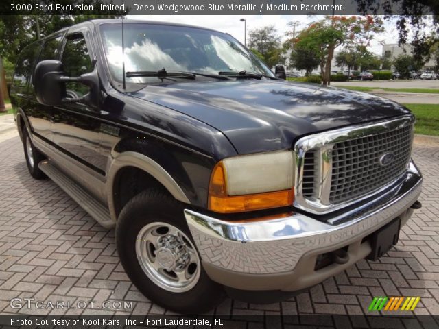 2000 Ford Excursion Limited in Deep Wedgewood Blue Metallic