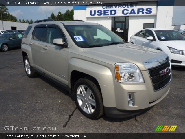 2010 GMC Terrain SLE AWD in Gold Mist Metallic