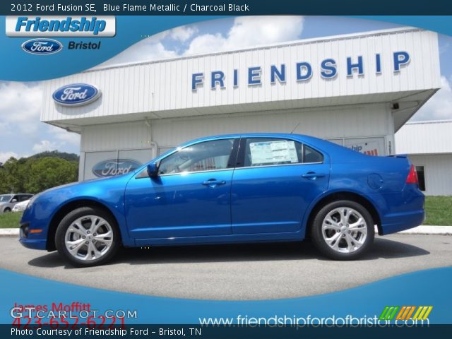 2012 Ford Fusion SE in Blue Flame Metallic