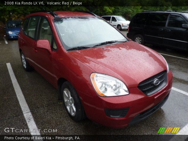 2008 Kia Rondo LX V6 in Volcanic Red