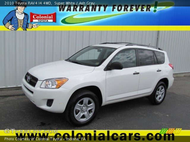 2010 Toyota RAV4 I4 4WD in Super White
