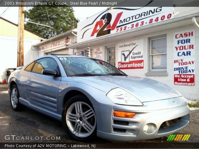 2003 Mitsubishi Eclipse GT Coupe in Steel Blue Pearl