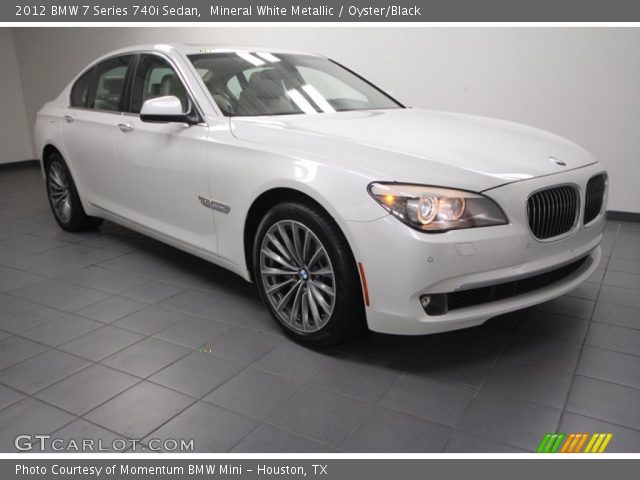 2012 BMW 7 Series 740i Sedan in Mineral White Metallic