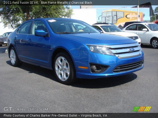 2011 Ford Fusion SE V6 in Blue Flame Metallic