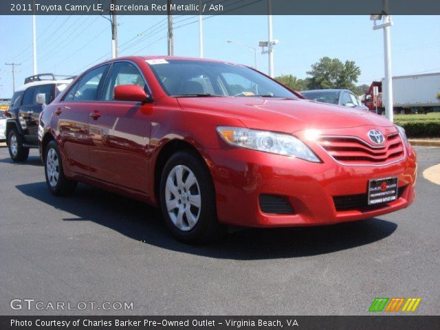 2011 Toyota Camry LE in Barcelona Red Metallic
