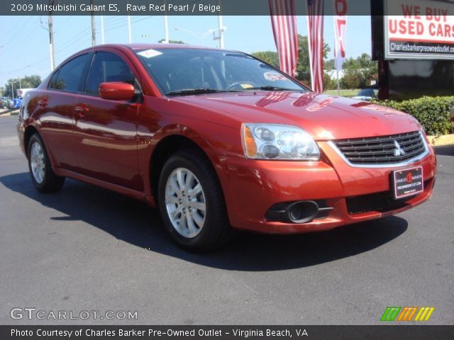 2009 Mitsubishi Galant ES in Rave Red Pearl