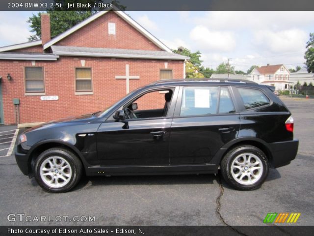 2004 BMW X3 2.5i in Jet Black