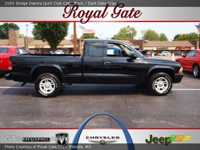 2003 Dodge Dakota Sport Club Cab in Black