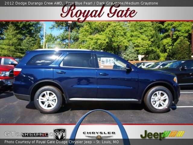 2012 Dodge Durango Crew AWD in True Blue Pearl