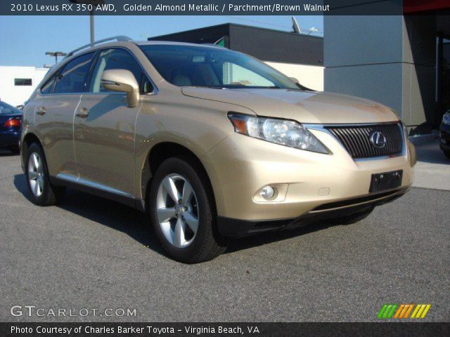 2010 Lexus RX 350 AWD in Golden Almond Metallic