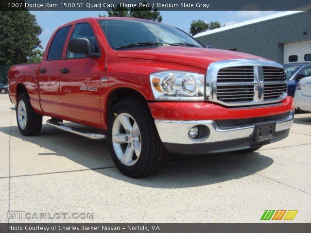 2007 Dodge Ram 1500 ST Quad Cab in Flame Red