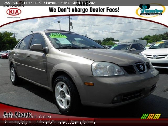 2004 Suzuki Forenza LX in Champagne Beige Metallic