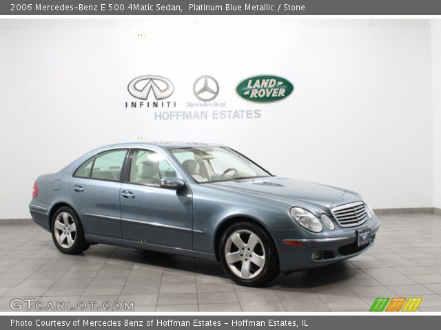 2006 Mercedes-Benz E 500 4Matic Sedan in Platinum Blue Metallic