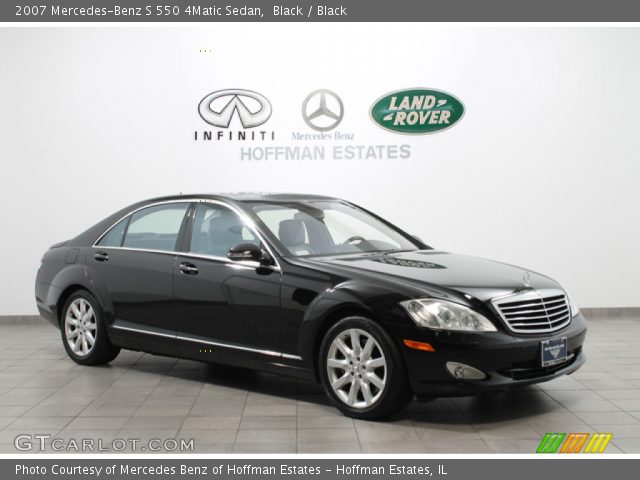2007 Mercedes-Benz S 550 4Matic Sedan in Black