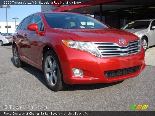 2009 Toyota Venza V6 in Barcelona Red Metallic