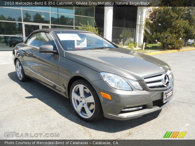 2013 Mercedes-Benz E 350 Cabriolet in Olivine Grey Metallic