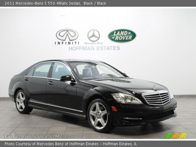 2011 Mercedes-Benz S 550 4Matic Sedan in Black