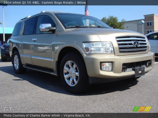 2004 Infiniti QX 56 4WD in Kashmir Beige Metallic