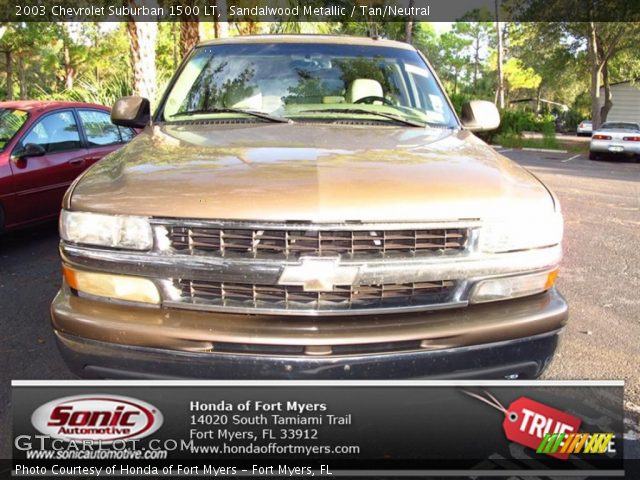 2003 Chevrolet Suburban 1500 LT in Sandalwood Metallic