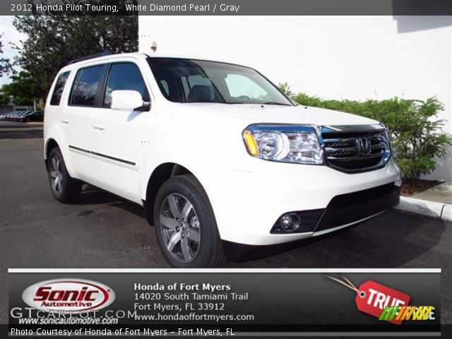 2012 Honda Pilot Touring in White Diamond Pearl