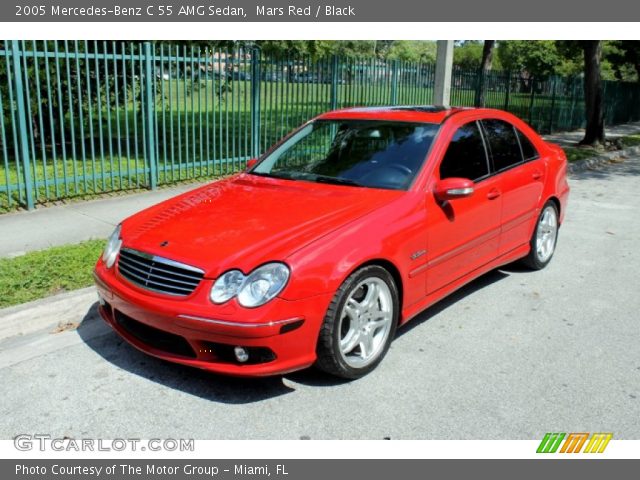 2005 Mercedes-Benz C 55 AMG Sedan in Mars Red