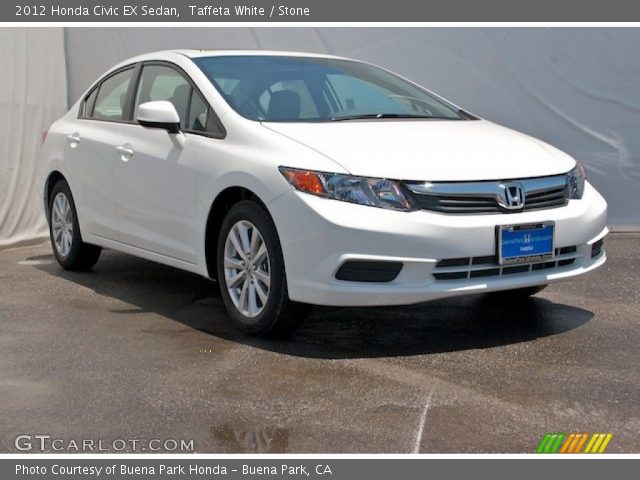 2012 Honda Civic EX Sedan in Taffeta White