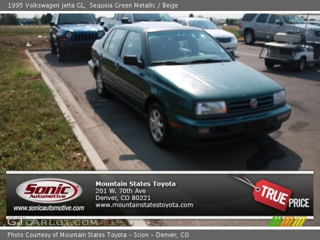 1995 Volkswagen Jetta GL in Sequoia Green Metallic