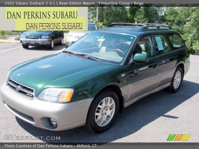 2002 Subaru Outback 3.0 L.L.Bean Edition Wagon in Timberline Green