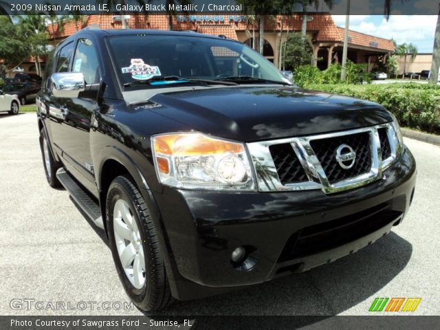 2009 Nissan Armada LE in Galaxy Black Metallic