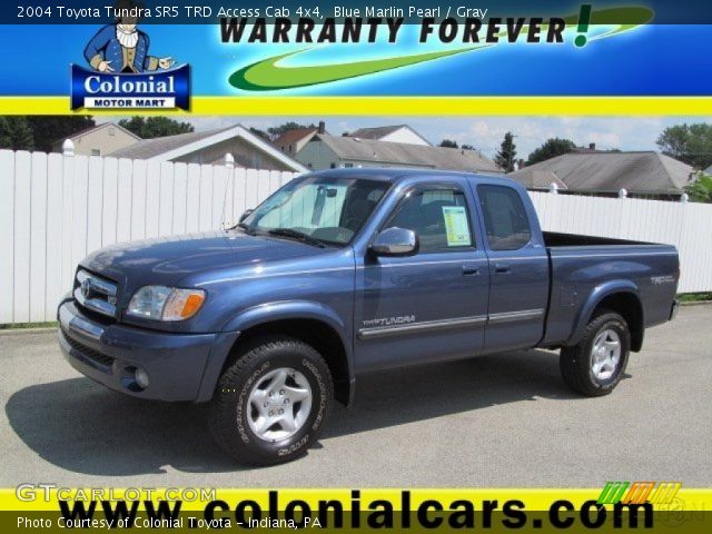 2004 Toyota Tundra SR5 TRD Access Cab 4x4 in Blue Marlin Pearl