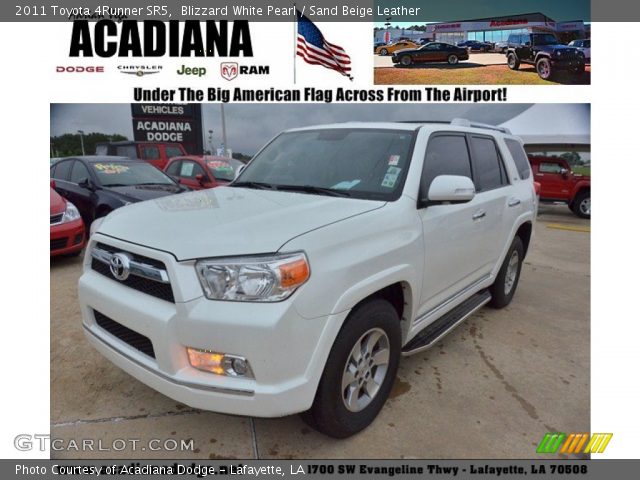 2011 Toyota 4Runner SR5 in Blizzard White Pearl