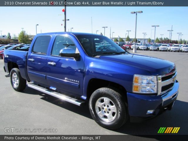 Laser Blue Metallic 2010 Chevrolet Silverado 1500 Lt Crew
