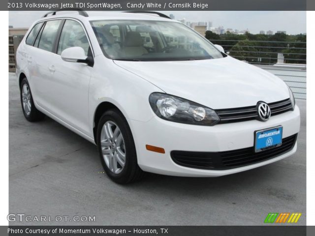 2013 Volkswagen Jetta TDI SportWagen in Candy White