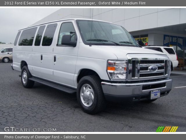 2012 Ford E Series Van E350 XL Extended Passenger in Oxford White