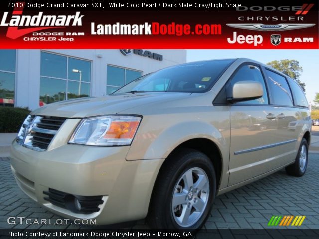 2010 Dodge Grand Caravan SXT in White Gold Pearl