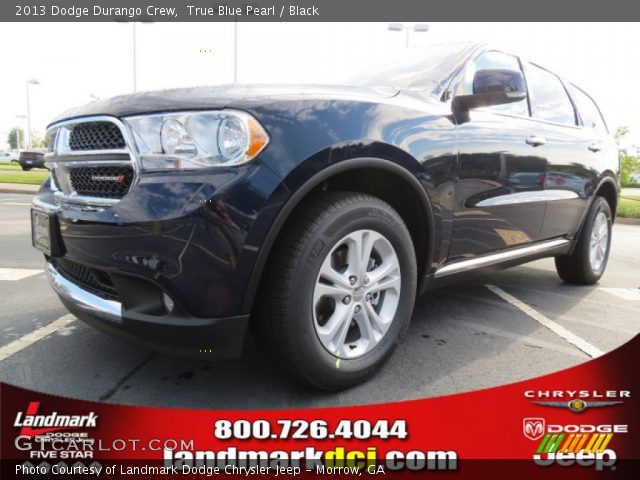2013 Dodge Durango Crew in True Blue Pearl