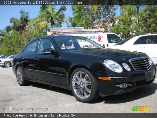 2008 Mercedes-Benz E 350 Sedan in Black